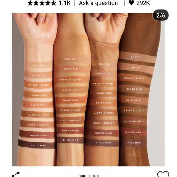 Fenty Beauty by Rihanna Sun Stalk'r Instant Warmth Bronzer in I$land Ting - Picture 3 of 3